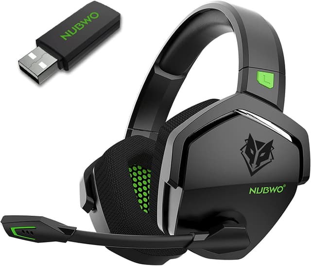 Detalle de NUBWO G06 cuffie da gaming wireless 50 mm, 100 h