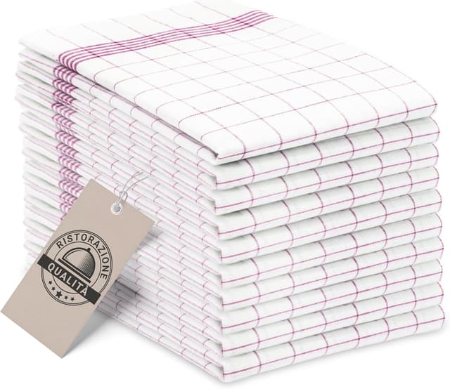 Detalle de ZOLLNER 10 strofinacci cucina in cotone 50x70