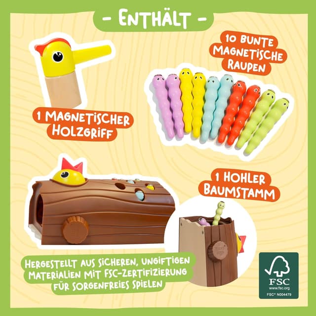 Thumbnail 5 de Nene Toys Kleiner Specht Magnetspielzeug 2 Jahre