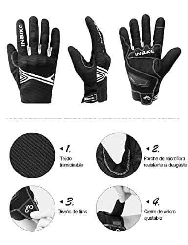 Detalle 2 de INBIKE IM902 Guanti da moto traspiranti full finger touch screen
