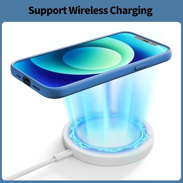 Detalle 2 de TAXXOE iPhone 12 silicone case, 6.1in