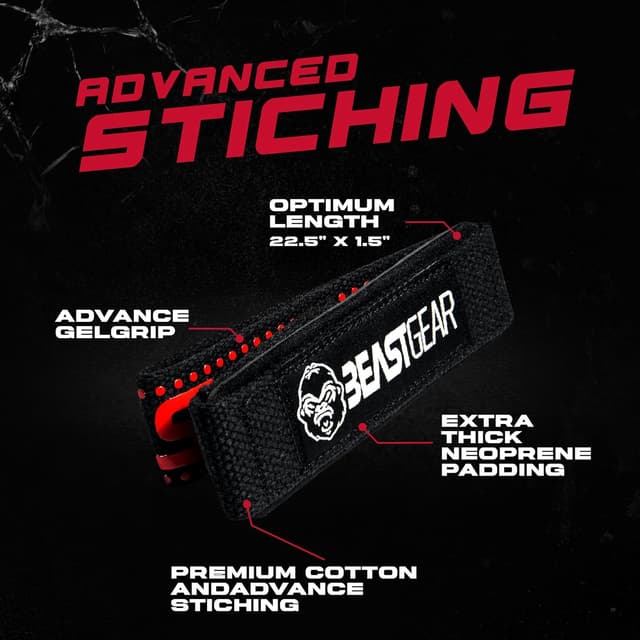 Detalle 1 de Beast Gear Fasce Polsi palestra per grip