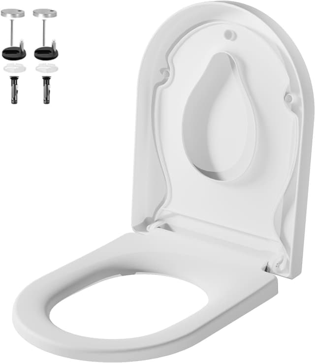 Thumbnail 6 de Toilettensitz Kinder mit Absenkautomatik D-Form Weiß