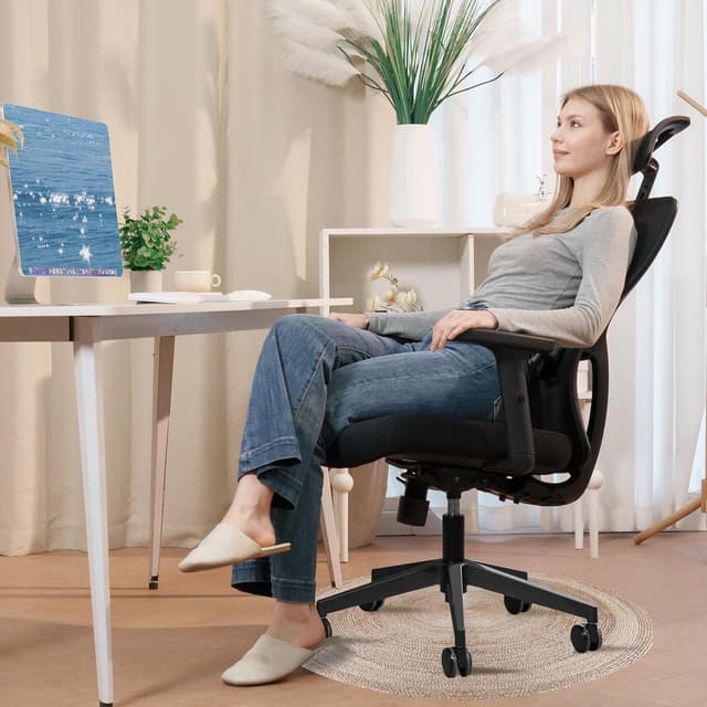 Thumbnail 1 de Durrafy Office Chair High‑Back Ergonomic with Lumbar support 💺