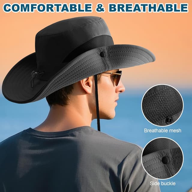 Thumbnail 4 de DRESHOW Damen Sonnenhut UV Schutz Krempe