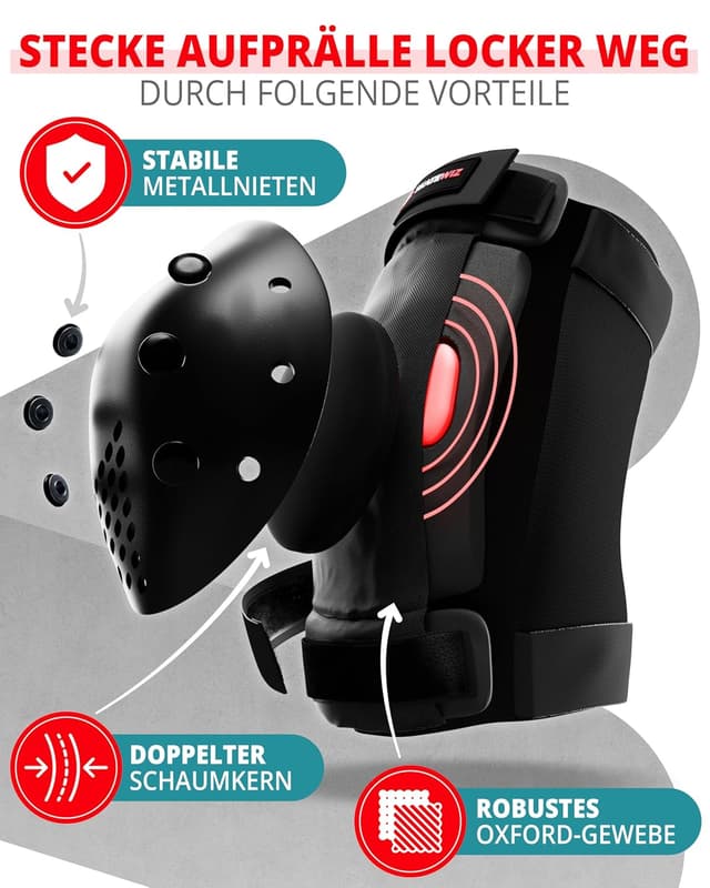 Thumbnail 3 de SKATEWIZ Schützer Inliner Erwachsene Größe L/XL Schwarz