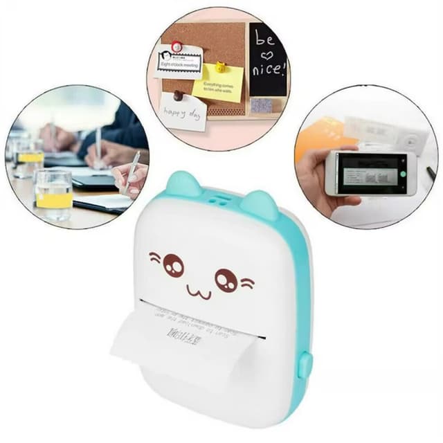 Detalle de Klack Mini Impresora Portátil sin Tinta Bluetooth 58 mm