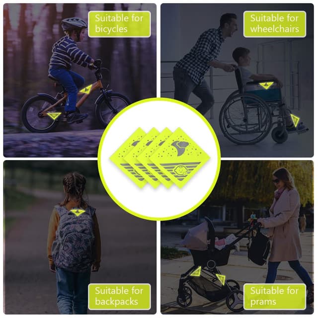 Thumbnail 4 de Vicloon Reflektoren Kinderwagen 12 x 12 cm đą