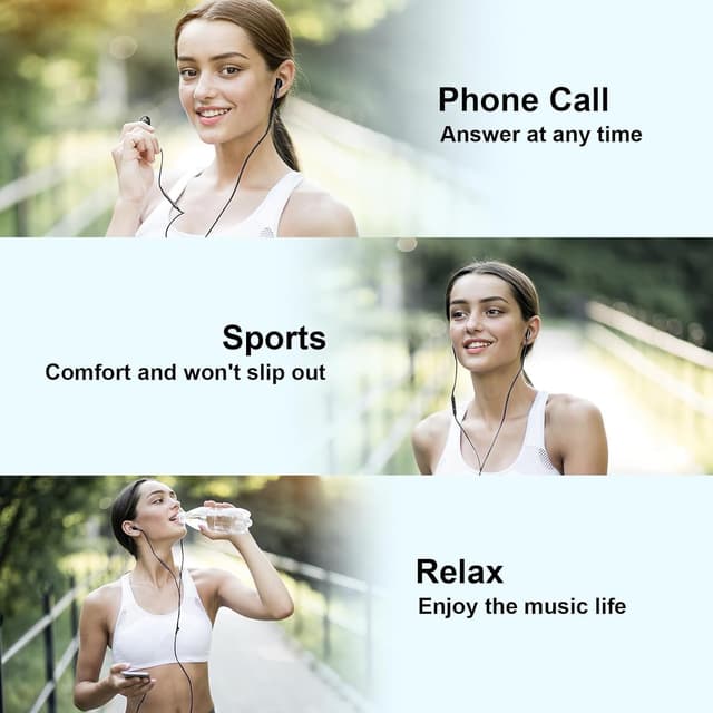 Detalle de USB-C In-Ear Kopfhörer mit Mikrofon und Kabel – passend für iPhone (USB‑C) & Android (Samsung/Google Pixel)