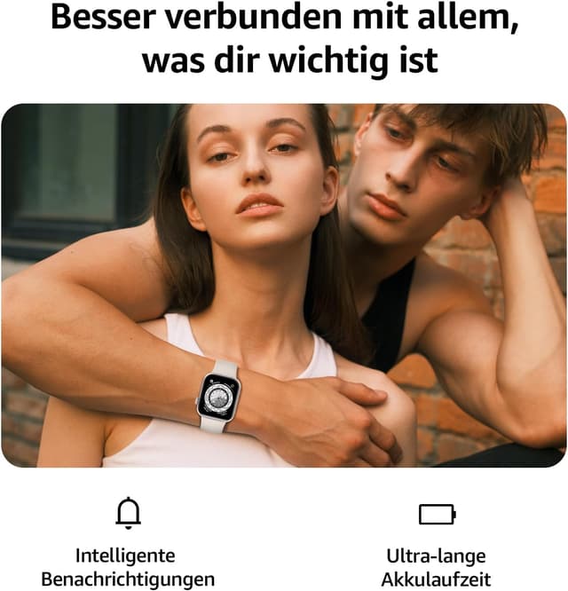 Detalle 2 de Smartwatch 1,85 Zoll HD Touch Fitnessuhr