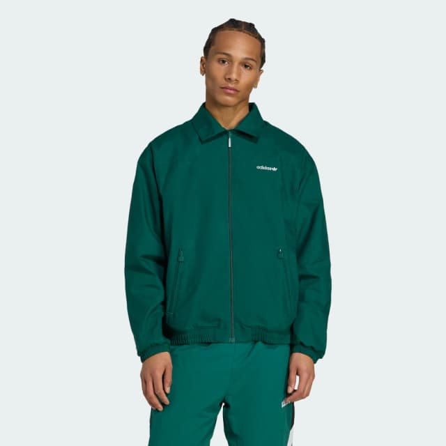 Imagen de Adidas Sudadera Cepillada Woven Track Top Verde en OfertitasTOP