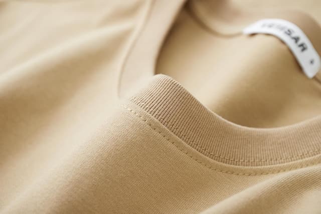 Detalle 2 de VEIISAR Herren Longarm T-Shirt mit Rundhalsausschnitt (100% Baumwolle, Heavy Duty)