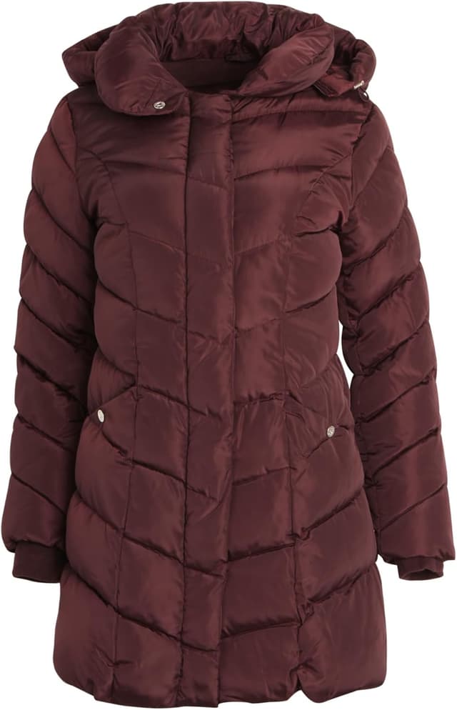 Detalle de Steve Madden Long Puffer Coat heavyweight insulated parka