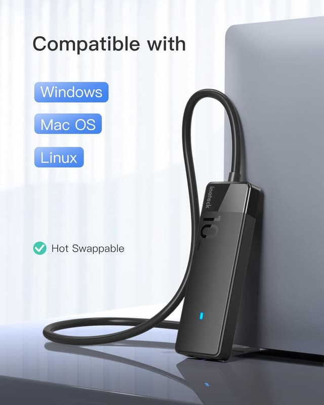 Thumbnail 5 de Inateck USB Hub 100 cm, USB 3.2 Gen 2