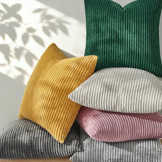 Thumbnail 6 de Topfinel Kissenbezug 40x40 rosa 2er Set 🛋