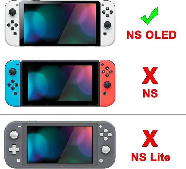 Detalle de playvital ZealProtect Soft Protective Case for Nintendo Switch OLED (Moon Night Halloween)