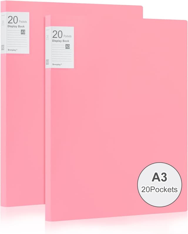 Detalle de Srvnpioy Präsentationsdisplay A3 mit 20 Hüllen