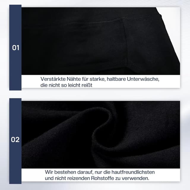 Detalle de TUUHAW High waisted knickers 5 pack