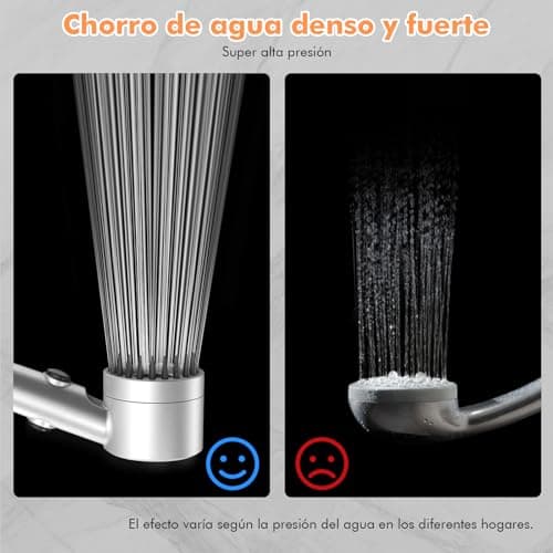 Detalle 1 de MEKO Alcachofa de ducha con filtro 15 pasos