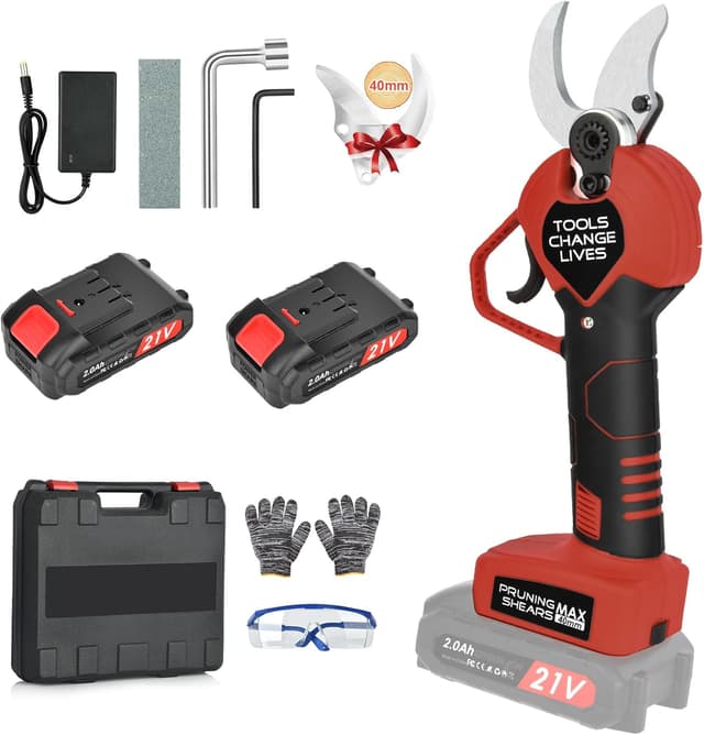 Detalle de Forbici potatura elettriche 40 mm a batteria