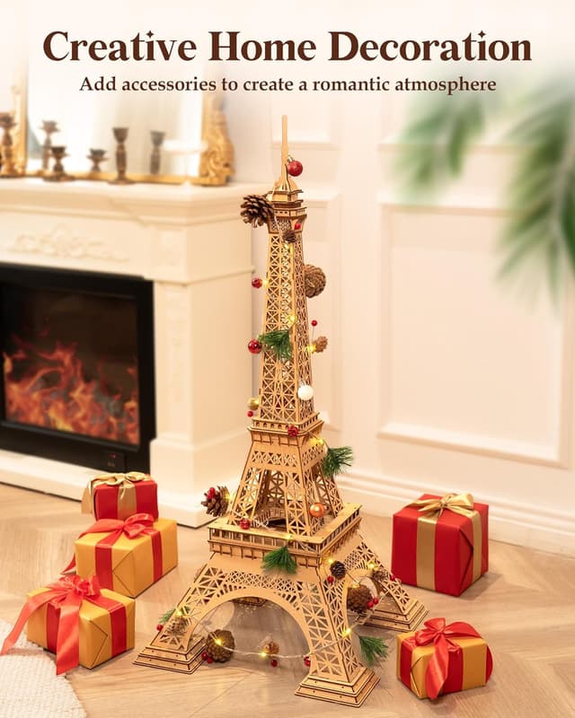 Thumbnail 4 de Rolife Puzzle 3D Torre Eiffel de Madera, Kit para Adults 🎄