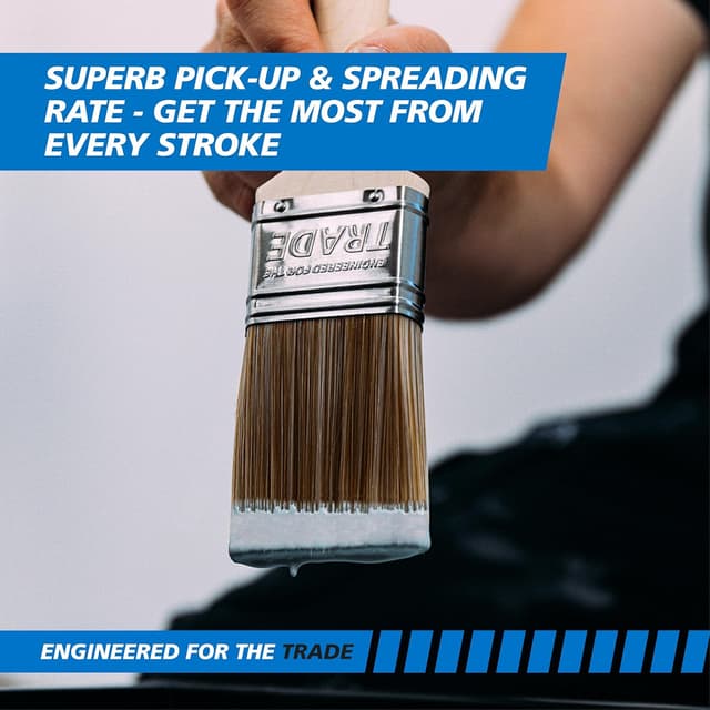 Thumbnail 6 de Harris Trade Paint Brush Multi-Pack (5 brushes) for detailed work and smoother finishes