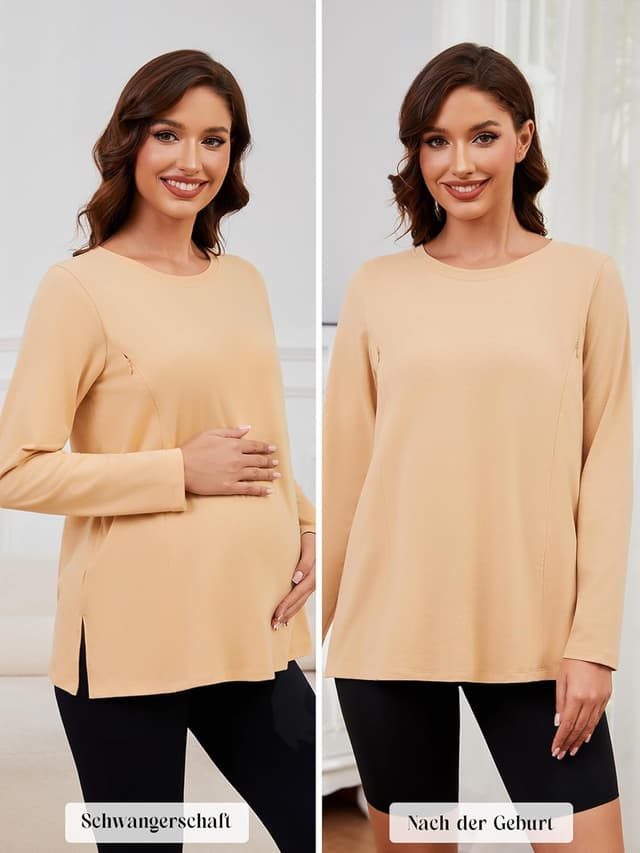 Detalle 2 de Love2Mi 3er Pack Stillshirts für Alltag