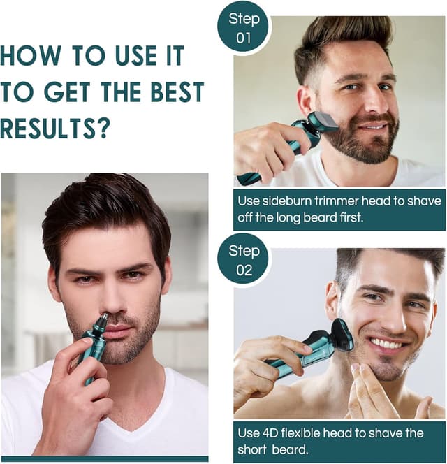 Detalle 2 de IWEEL Electric Razor 3 in 1, IPX7