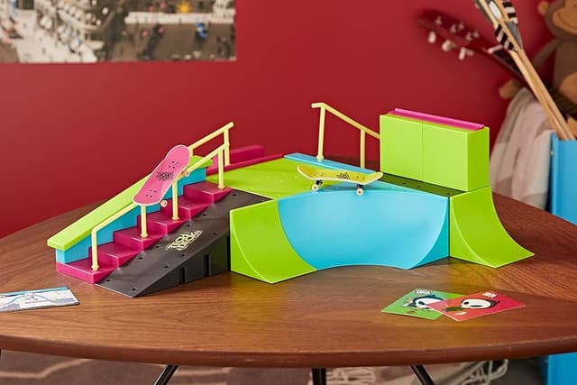 Thumbnail 1 de Tech Deck Neon Mega Park X-Connect — parque de dedos para 2 fingerboards