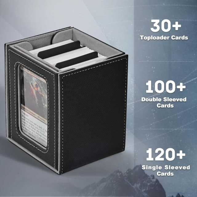 Detalle 2 de ZLCA MTG Deck Box Holds 100 Double-Sleeved Cards