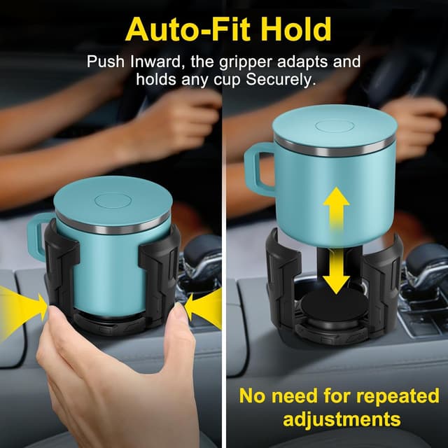 Thumbnail 4 de Cup Holder Expander Auto-Fit 2.6"–4.8"