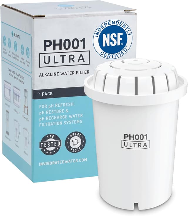 Thumbnail 6 de PH001 3-Pack Alkaline Water Filter Cartridges for Invigorated Water Jug 1.136 L 💧