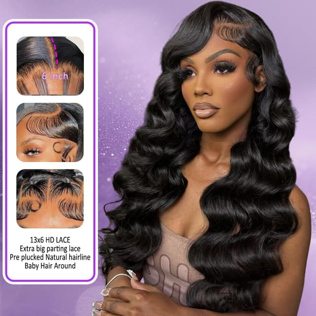 Thumbnail 6 de OVEOOZ 30 Inch Body Wave Lace Front Wig 🎀