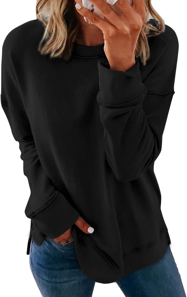 Detalle de Dokotoo Casual Crew Neck Sweatshirt 2025