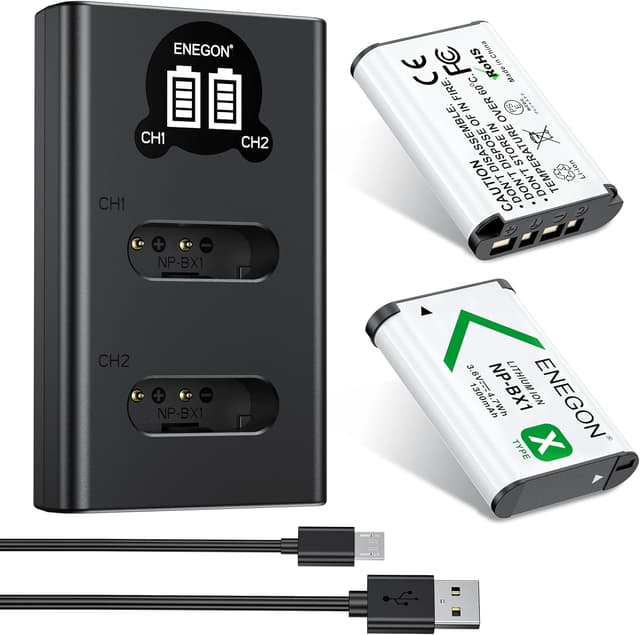 Imagen de ENEGON NP-BX1 Kit Batteria 1300mAh en OfertitasTOP