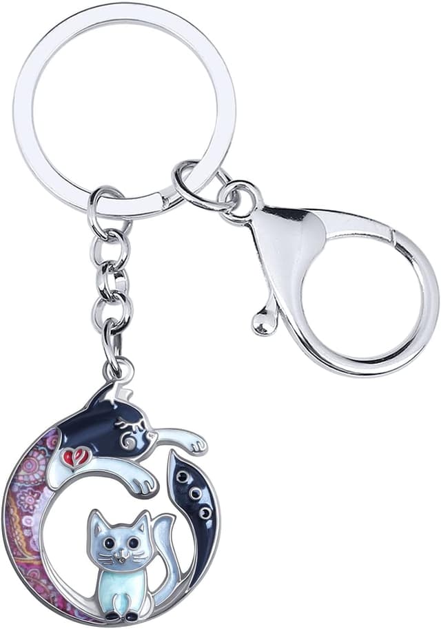 Imagen de BAMAY Porte-clés Chat émaillé Fête Mères en OfertitasTOP