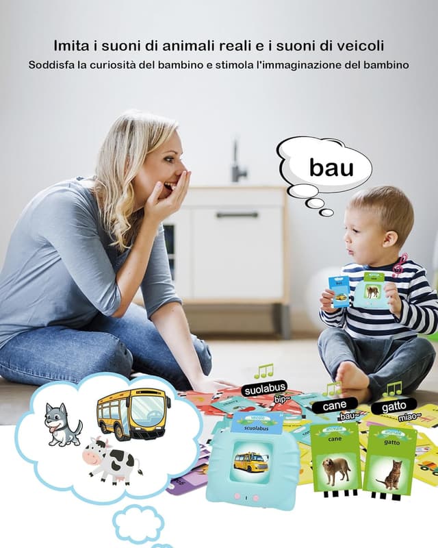 Thumbnail 2 de Schede flash parlanti 224 parole