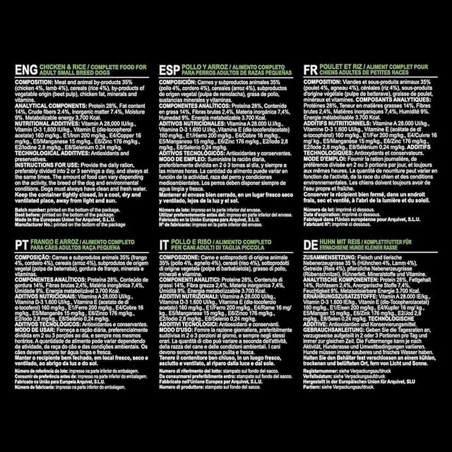 Thumbnail 6 de Arquivet Original Adult Mini 3 kg Pienso para perros pequeños