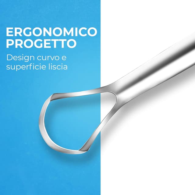 Thumbnail 5 de HOKIN Raschietto per lingua in metallo antimacchia (confezione da 2) per adulti