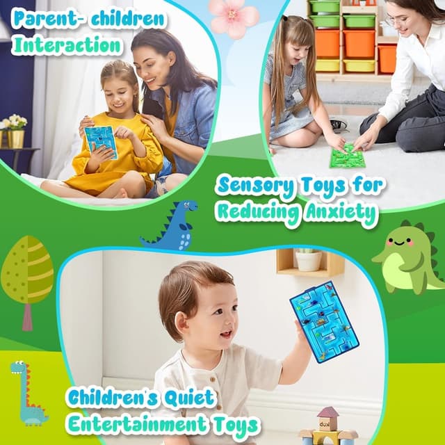 Thumbnail 4 de Ainiv Labyrinth Sensorik 2 Stück