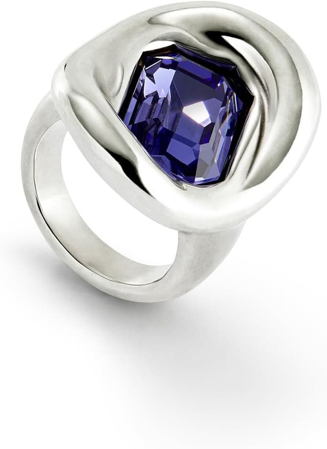 Detalle 2 de Bague cristal violet plaquée argent Uno de 50