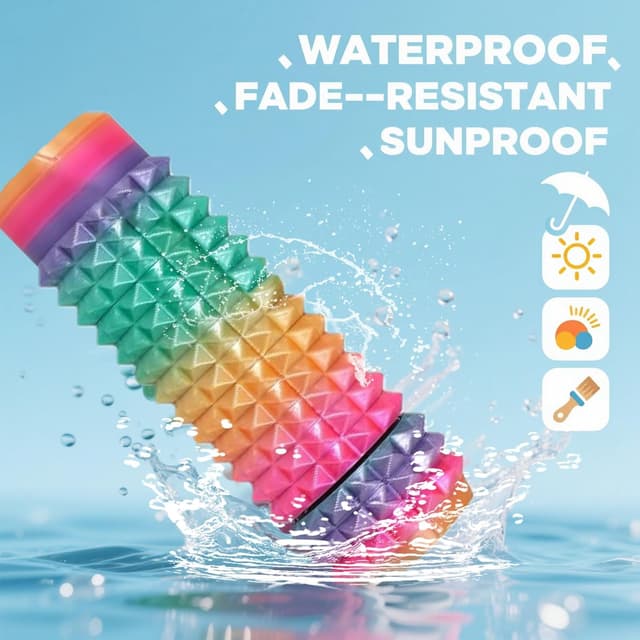 Detalle de Noafuxy 3PC Little Ouchies Fidget Toys for Adults—Portable Spiky Anxiety Relief Keychain (Style 1)