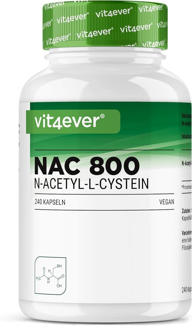 Detalle de Vit4ever NAC 800 mg N-Acetyl L-Cystein 240 Kapseln