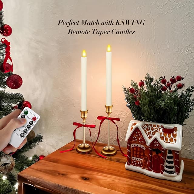 Thumbnail 1 de KSWING Gold Candlestick Holders Set 6 🕯