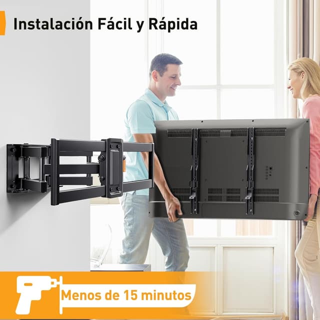 Thumbnail 4 de Perlegear Supporto TV da 37–82" girevole inclinabile, 60 kg