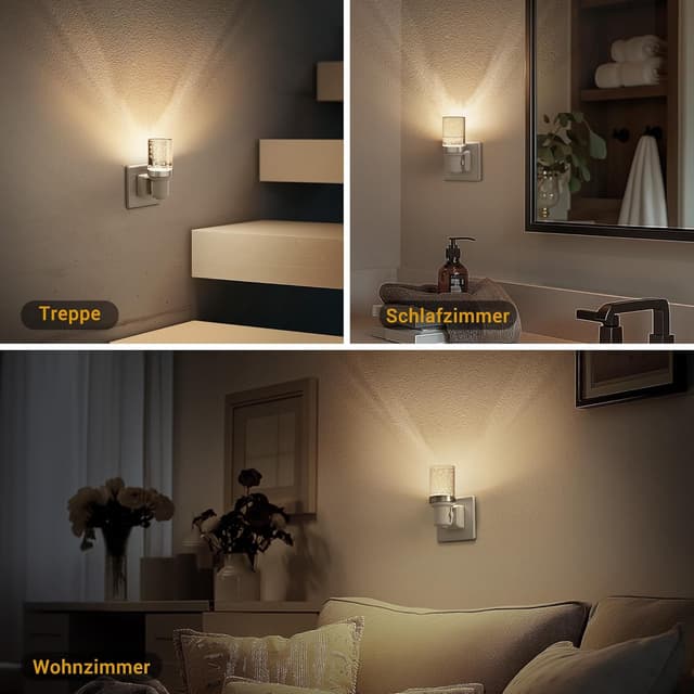 Detalle 2 de JandCase Nachtlicht Steckdose 3000K 0-100 LM