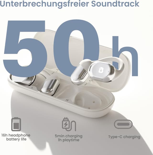 Detalle de BADENBURG OPENBEAT 1 Open Ear Bluetooth 5.3 Kopfhörer