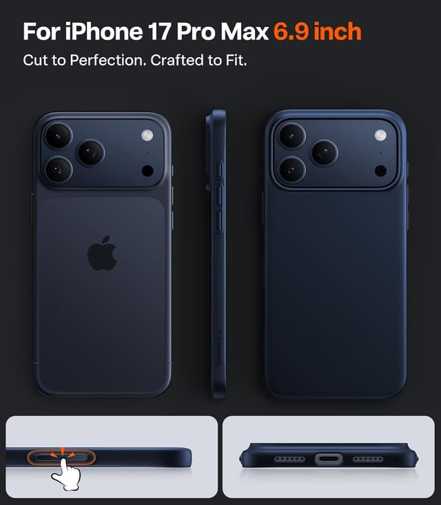 Detalle 2 de TORRAS Magnetic Slim-Fit iPhone 17 Pro Max 6.9" case