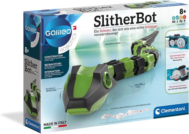 Detalle de Clementoni SlitherBot Robotik-Set für Kinder ab 8