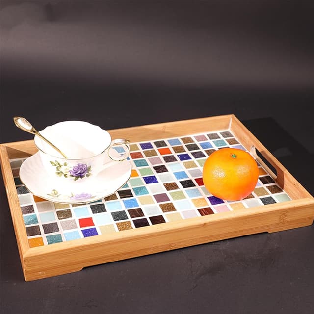 Detalle 2 de BTMIEY quartz mosaic tiles, 2 cm pieces